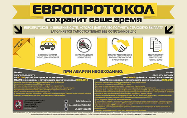 В Москве запустили горячую линию по европротоколу