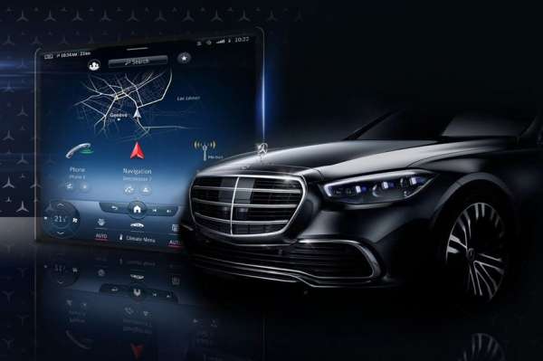 Mercedes S-Class седьмого поколения: меньше физических кнопок и большой тачскрин мультимедиа