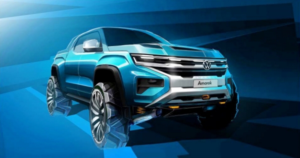 Новый VW Amarok от разработчиков Ford: первое официальное изображение