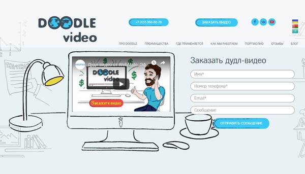 Рисованный рекламный ролик — doodle-видео
